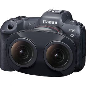 Canon rf5.2 dual fisheye lens on Canon R5 Camera body